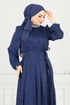 Evening Dress 6622YG95-MS Navy Blue - Thumbnail