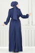 Evening Dress 6622YG95-MS Navy Blue - Thumbnail
