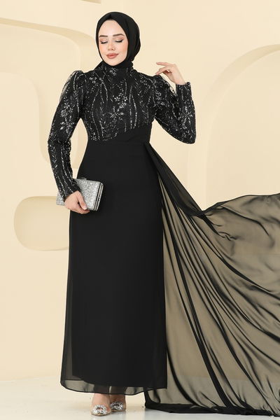 Y.G.S. - Evening Dress 6625YG95-MS Black - 359375