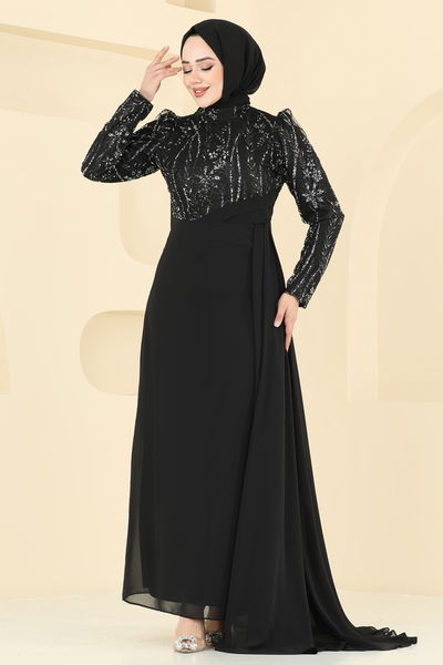 Y.G.S. - Evening Dress 6625YG95-MS Black - 359376