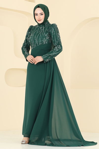 Y.G.S. - Evening Dress 6625YG95-MS Emerald - 359372