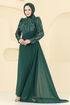 Evening Dress 6625YG95-MS Emerald - Thumbnail