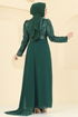 Evening Dress 6625YG95-MS Emerald - Thumbnail