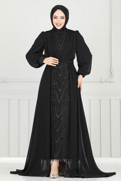 Y.G.S. - Evening Dress 6630YG95-MS Black - 359412