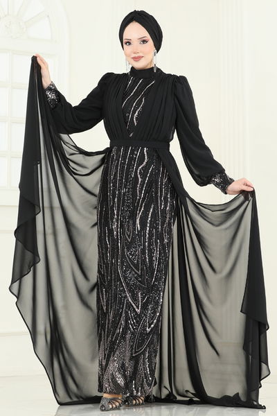 Y.G.S. - Evening Dress 6631YG95-MS Black - 359336