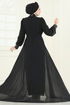 Evening Dress 6631YG95-MS Black - Thumbnail