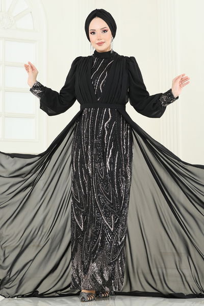Y.G.S. - Evening Dress 6631YG95-MS Black - 359341