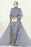 Y.G.S. - Evening Dress 6631YG95-MS Gray