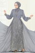 Evening Dress 6631YG95-MS Gray - Thumbnail