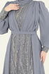 Evening Dress 6631YG95-MS Gray - Thumbnail