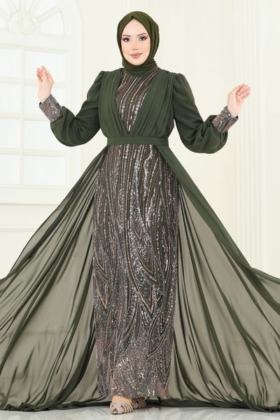 Y.G.S. - Evening Dress 6631YG95-MS Khaki - 359346