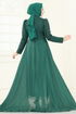 Evening Dress 6632YG95-MS Emerald - Thumbnail