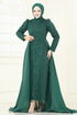 Evening Dress 6632YG95-MS Emerald - Thumbnail