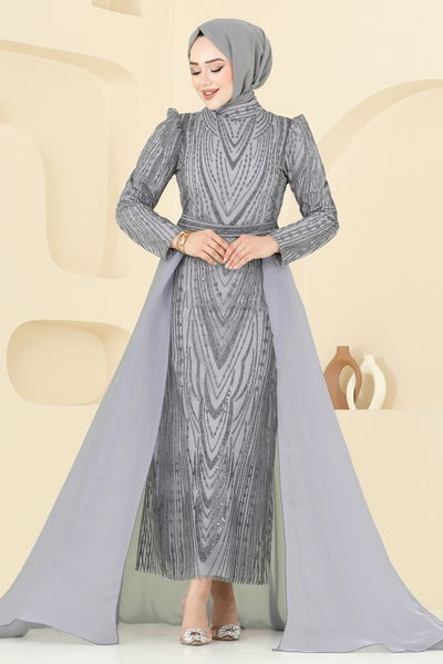 Y.G.S. - Evening Dress 6632YG95-MS Silver - 359296