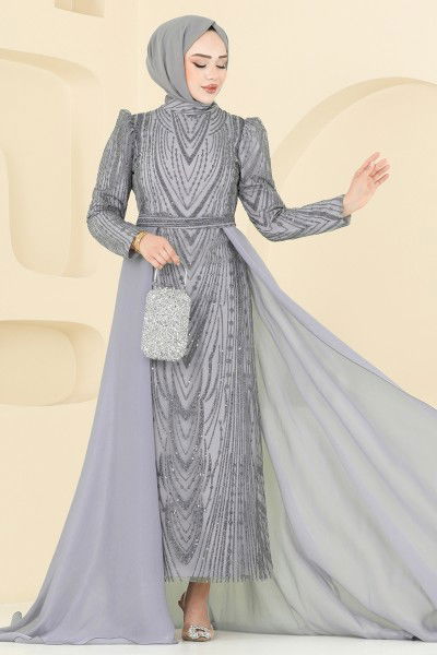 Y.G.S. - Evening Dress 6632YG95-MS Silver