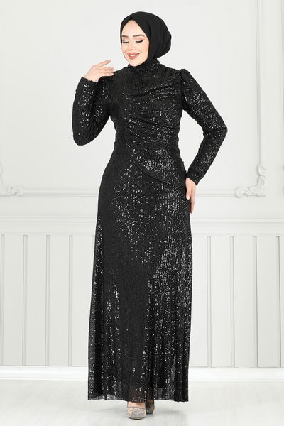 Y.G.S. - Evening Dress 6639YG95-MS Black - 359396