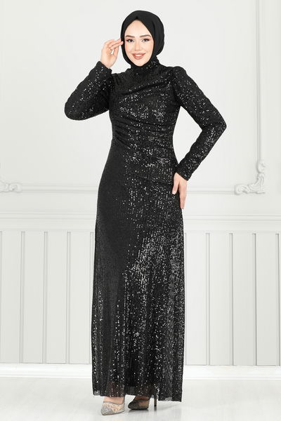 Y.G.S. - Evening Dress 6639YG95-MS Black - 359397