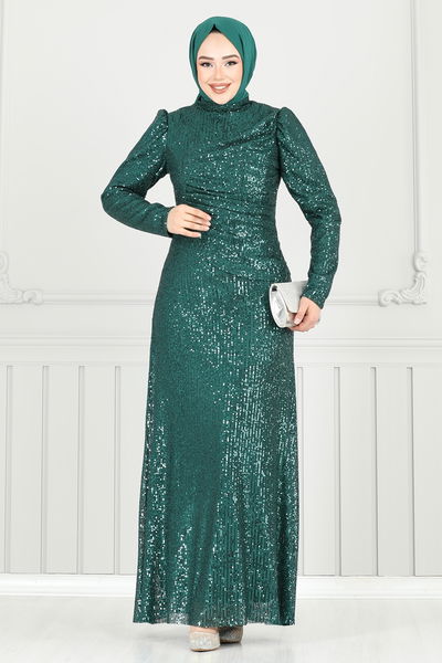 Y.G.S. - Evening Dress 6639YG95-MS Emerald - 359386