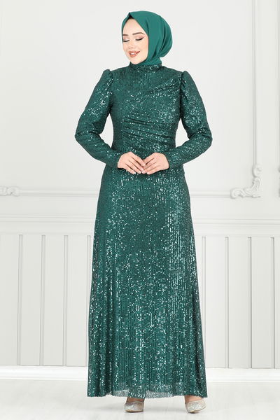 Y.G.S. - Evening Dress 6639YG95-MS Emerald - 359387