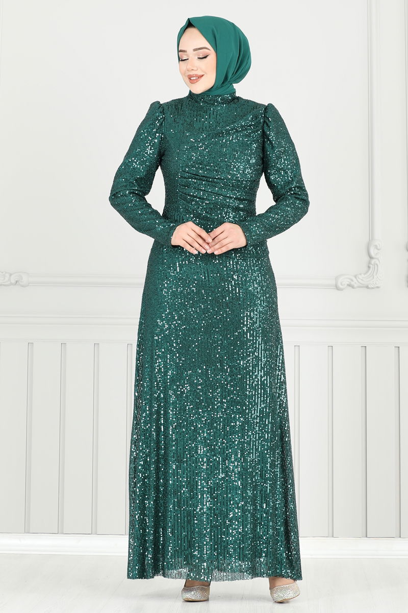 Evening Dress 6639YG95-MS Emerald
