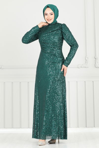 Y.G.S. - Evening Dress 6639YG95-MS Emerald - 359388