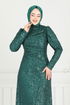 Evening Dress 6639YG95-MS Emerald - Thumbnail