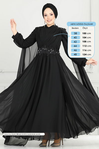 Y.G.S. - Evening Dress 6640YG95-MS Black - 359477