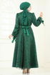 Evening Dress 6641YG95-MS Emerald - Thumbnail