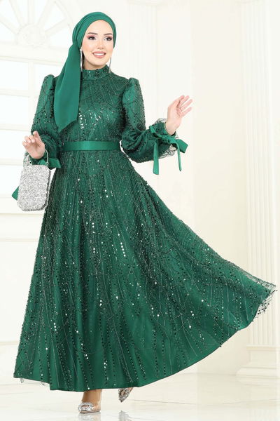 Y.G.S. - Evening Dress 6641YG95-MS Emerald - 359498