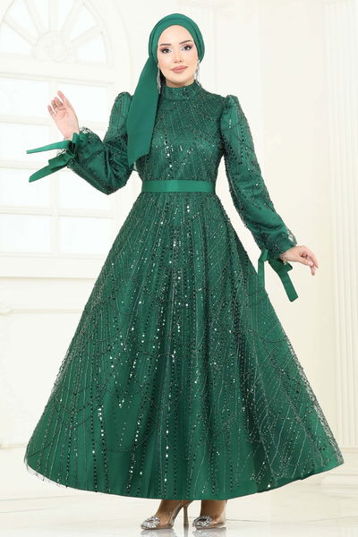 Y.G.S. - Evening Dress 6641YG95-MS Emerald - 359499