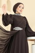 Evening Dress 6999YG95-MS Brown - Thumbnail