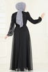 Evening Dress 7005AB368-MS Black - Thumbnail