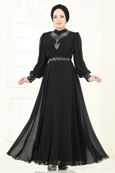 A.B.K. - Evening Dress 7084ABK1075-MS Black - 388512