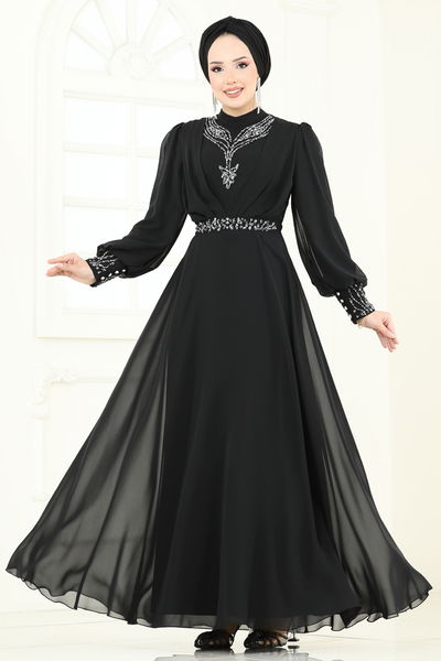 A.B.K. - Evening Dress 7084ABK1075-MS Black - 388513