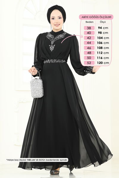 A.B.K. - Evening Dress 7084ABK1075-MS Black - 388516