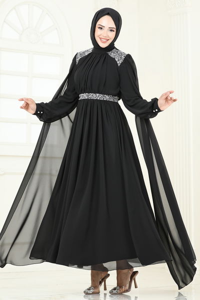 A.B. - Evening Dress 7101AB368-MS Black - 366259