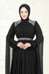 Evening Dress 7101AB368-MS Black - Thumbnail