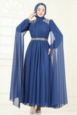 A.B. - Evening Dress 7101AB368-MS Indigo