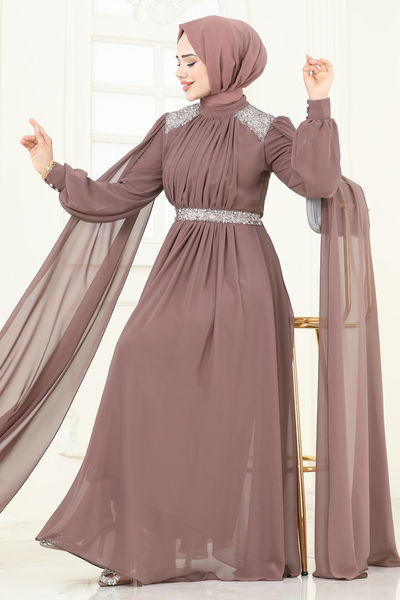 A.B. - Evening Dress 7101AB368-MS Powder Vision - 366285