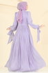 Evening Dress 7139SAR739-MS Lilac - Thumbnail