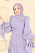 Evening Dress 7139SAR739-MS Lilac - Thumbnail
