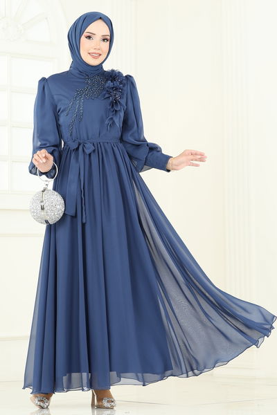 A.B. - Evening Dress 8000AB368-MS Indigo - 366353