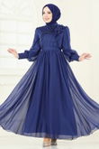 A.B. - Evening Dress 8000AB368-MS Navy Blue