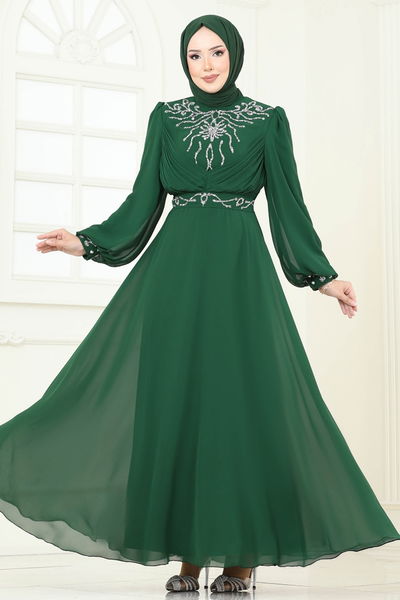 A.B. - Evening Dress 8010AB368-MS Emerald - 366458