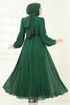 Evening Dress 8010AB368-MS Emerald - Thumbnail