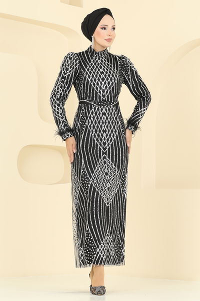 Y.G.S. - Evening Dress 8017YG95-MS Black - 399845