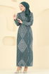 Evening Dress 8017YG95-MS Emerald - Thumbnail