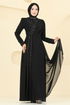 Evening Dress 8019AB368-MS Black - Thumbnail