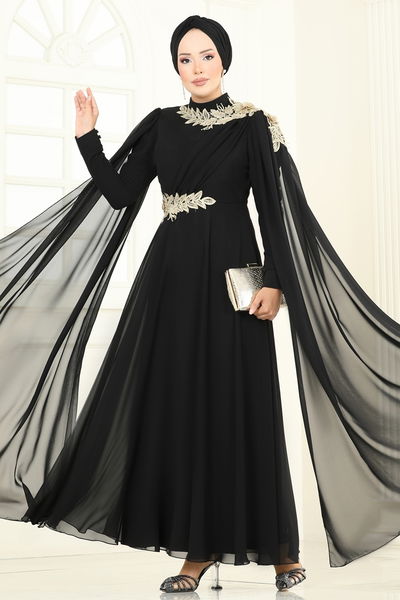 A.B. - Evening Dress 8023AB368-MS Black - 366401