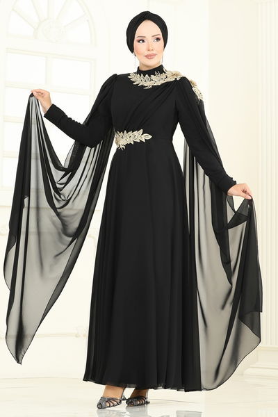 A.B. - Evening Dress 8023AB368-MS Black - 366405